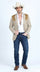 Men’s Khaki Western Blazer with Suede Yokes, Cowboy Sport Coat , Ranch and Country Events in Tan Khaki Color By Platini