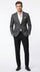 Mens Charcoal Pinstripe Blazer – Classic Tailored Formal Jacket for Business, Office and Evening Wear