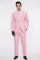 Men’s Pink Two-Piece Suit – Classic Fit Formal Jacket and Tailored Pants