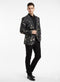 Luxury Black Floral Embroidered Blazer for Men – Designer Party and Wedding Wear Jacket