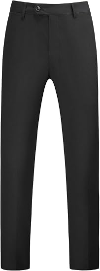 Mens Dress Pants Front Flat Fit Casual Pants - dress size pants : 28 Unfinished bottom