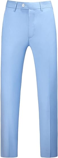 Mens Dress Pants Front Flat Fit Casual Pants - dress size pants : 28 Unfinished bottom