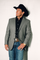 Modern Cowboy Blazer for Men â€“ Grey Western Jacket with Style