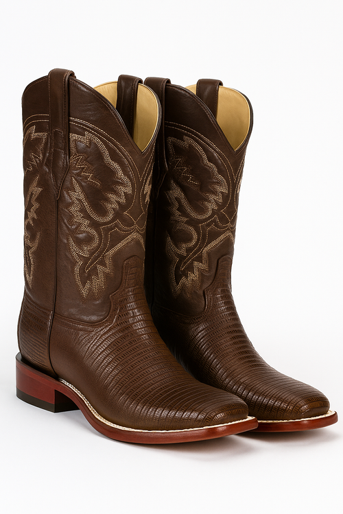 Botas Cuadrada de Armadillo Lizard Original-New Designer Collection