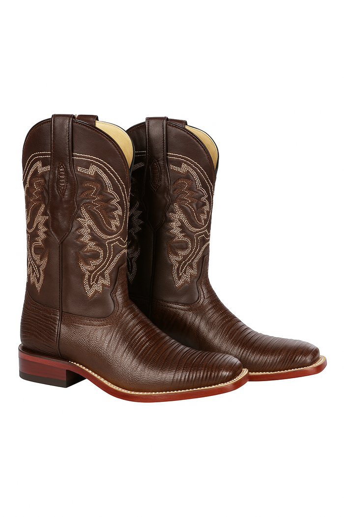 Botas Cuadrada de Armadillo Lizard Original-New Designer Collection