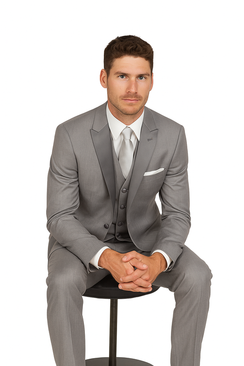 Arlan 2pc Tuxedo by Giorgio Fiorelli Black, Blue, or L Grey