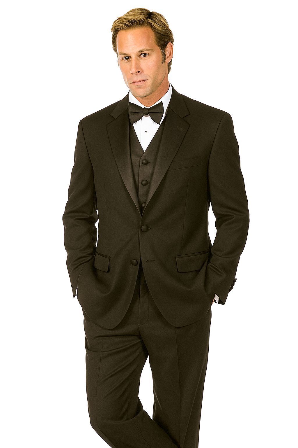 Black Tuxedo by Giorgio Fiorelli 2 Button Adjustable - 34 Short or Extra Small