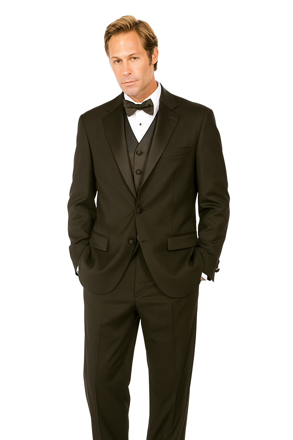 Black Tuxedo by Giorgio Fiorelli 2 Button Adjustable - 34 Short or Extra Small
