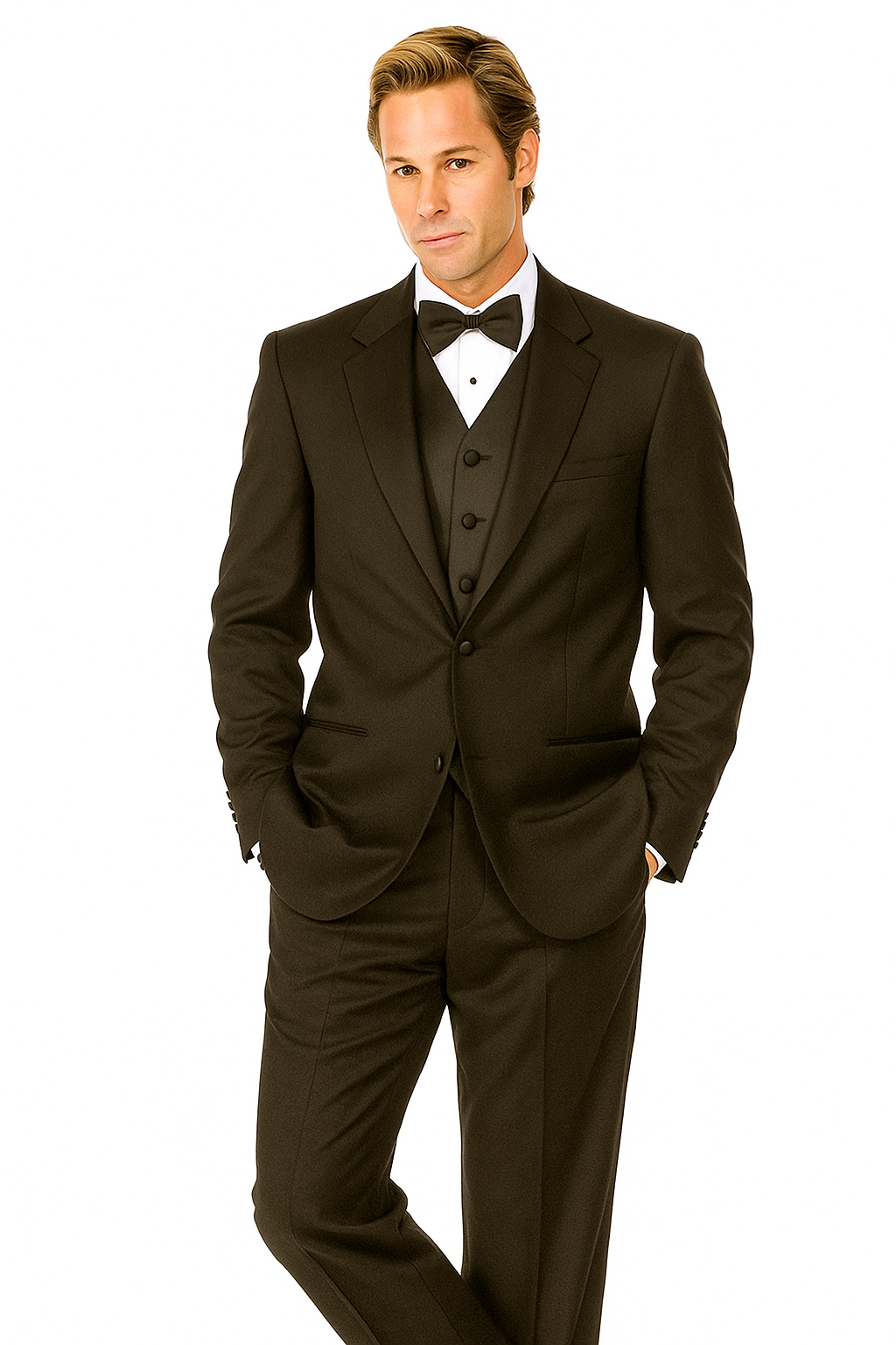 Black Tuxedo by Giorgio Fiorelli 2 Button Adjustable - 34 Short or Extra Small