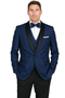 Arlan French-Blue Tuxedo with One Button
