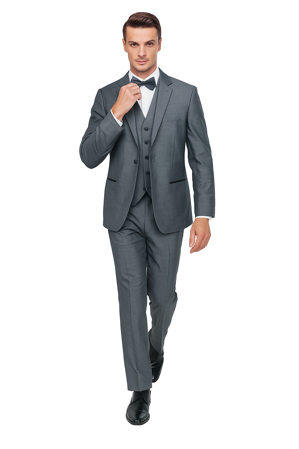 Oscar Tuxedo Sharkskin Gray or Blue by Giorgio Fiorelli - 34 Short or Extra Small