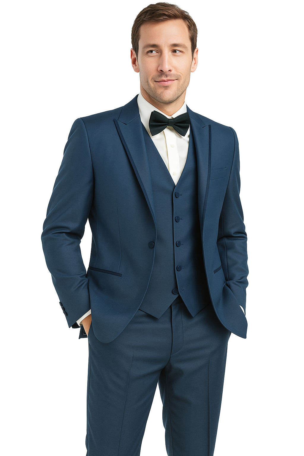 Oscar Tuxedo Sharkskin Gray or Blue by Giorgio Fiorelli - 34 Short or Extra Small