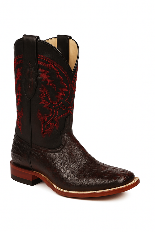 Botas Cuadrada de Armadillo Lizard Original-New Designer Collection