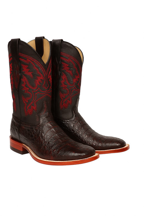 Botas Cuadrada de Armadillo Lizard Original-New Designer Collection