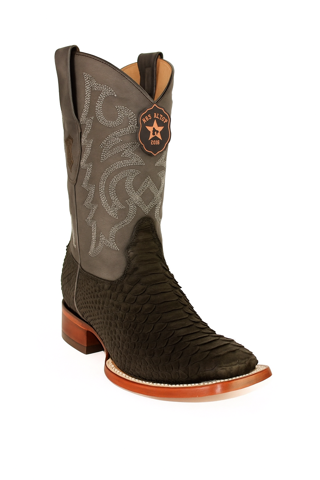 Botas de Piton Original Punta Cuadrada-New Designer Collection - 6