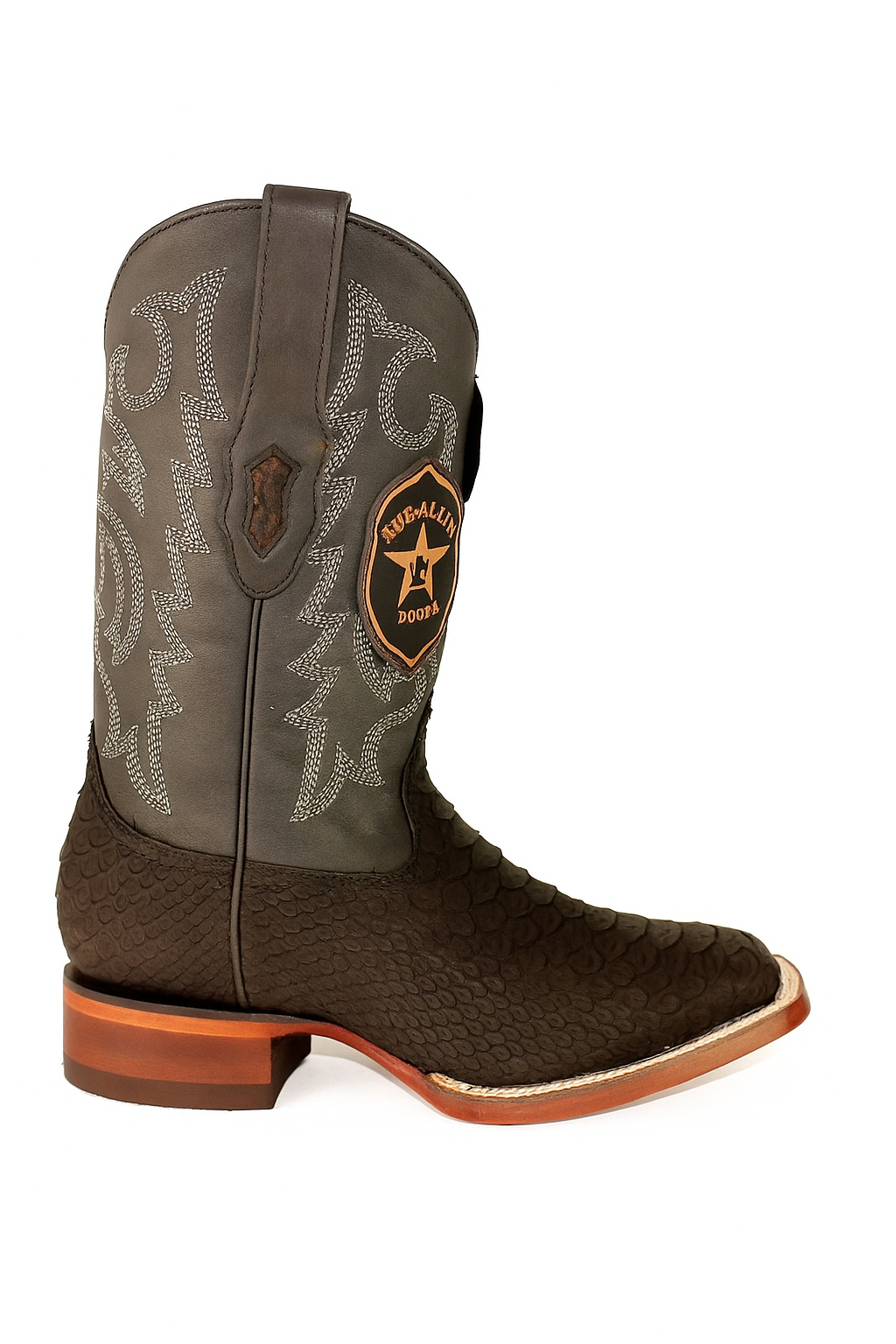 Botas de Piton Original Punta Cuadrada-New Designer Collection - 6