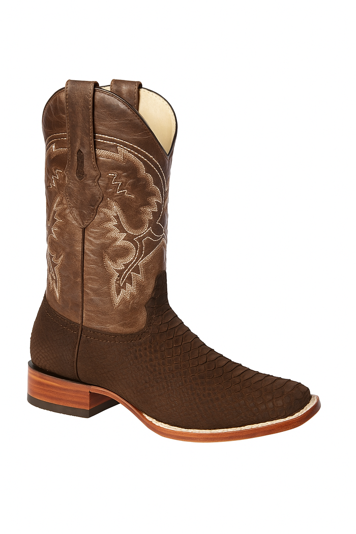 Botas de Piton Original Punta Cuadrada-New Designer Collection