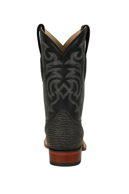 Men's Los Altos Shark Skin Wide Square Toe Boots-New Designer Collection
