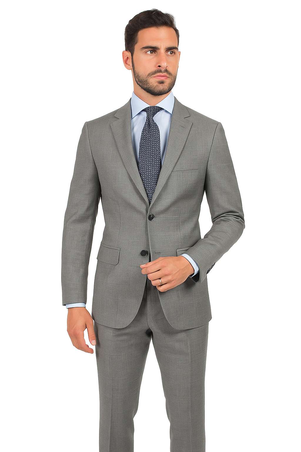 Trajes Gris Para Hombre - 34 Short or Extra Small