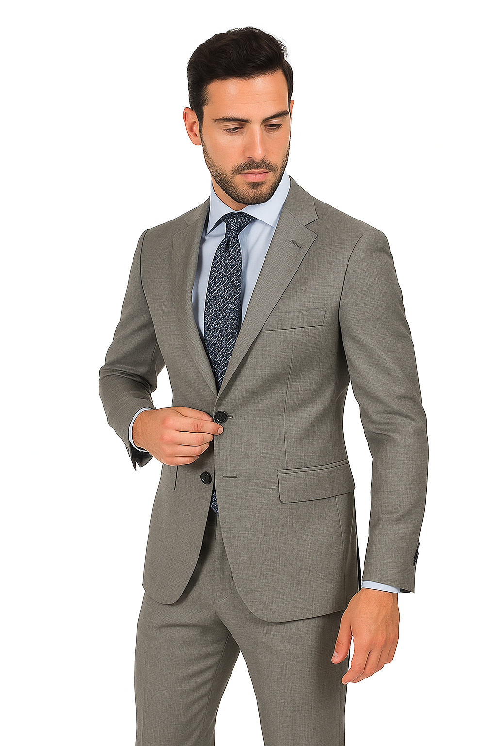 Trajes Gris Para Hombre - 34 Short or Extra Small