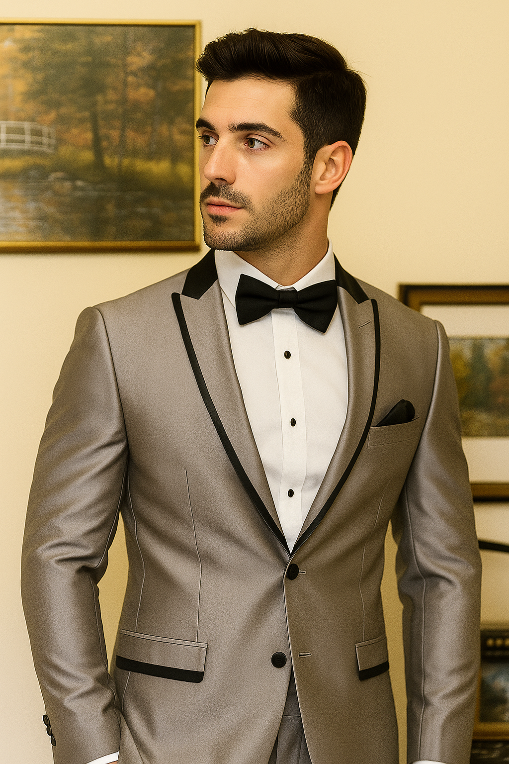 Trajes Gris Para Hombre - 34 Short or Extra Small