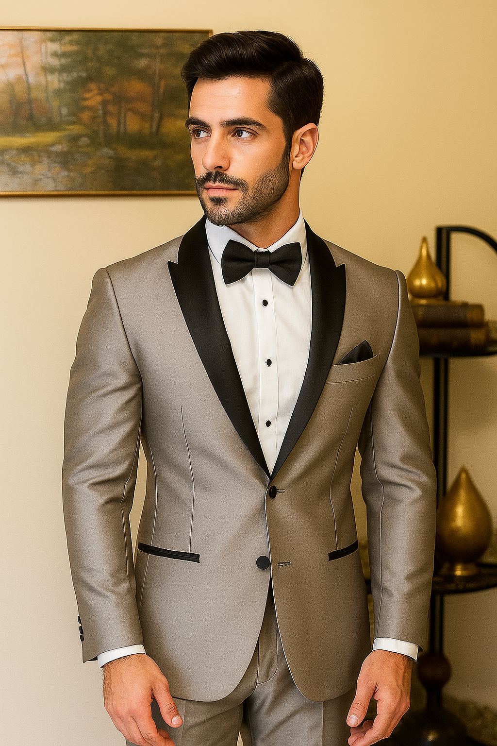 Trajes Gris Para Hombre - 34 Short or Extra Small