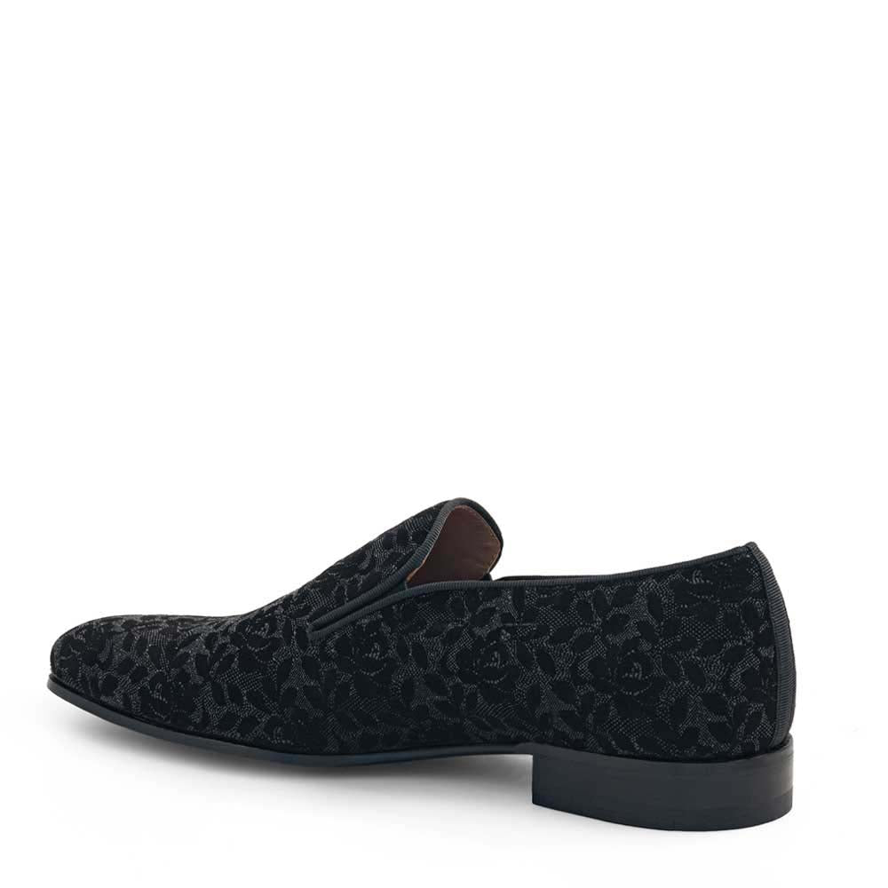 Mezlan Velvet Formal Loafer Black (21084) - Medium