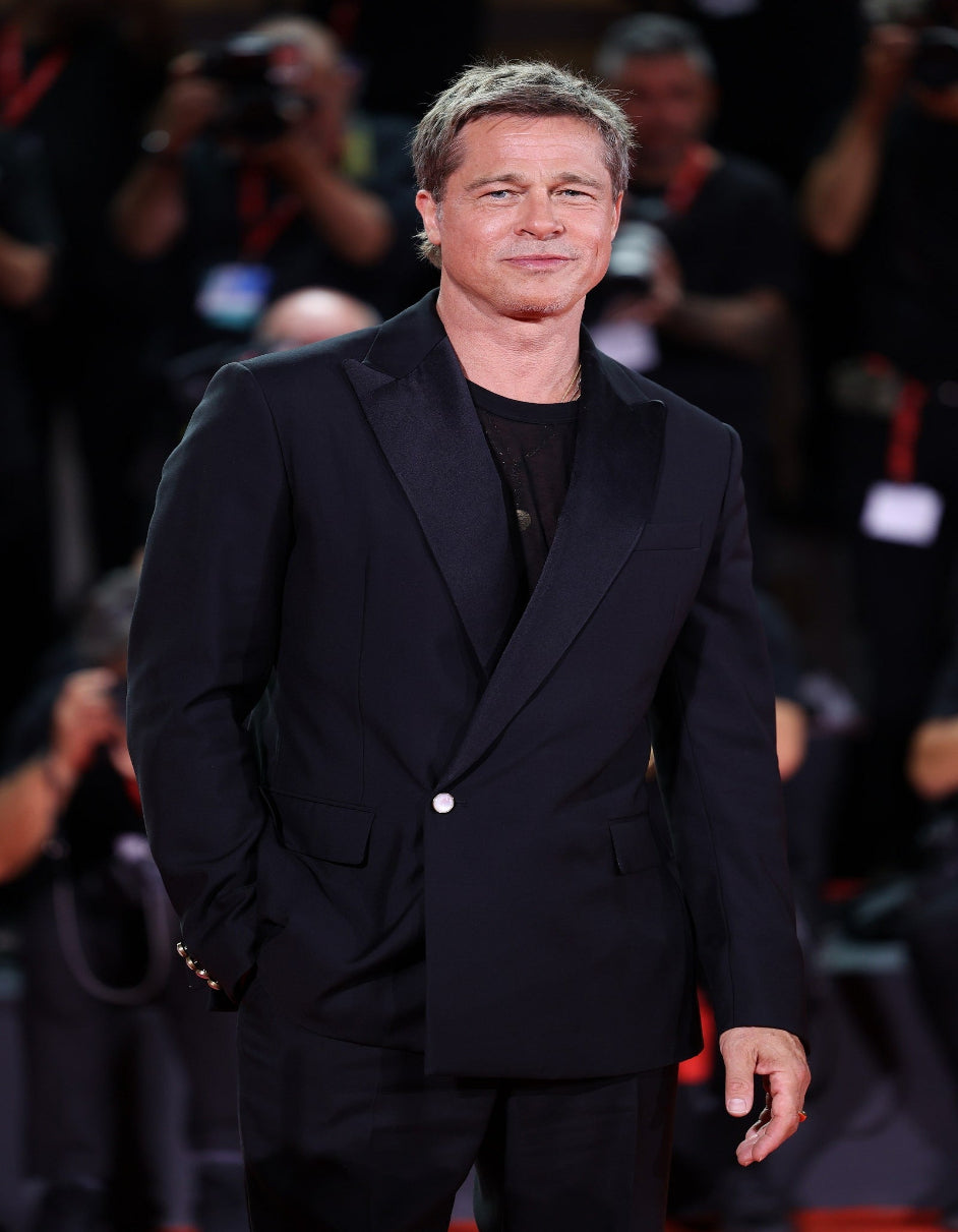 Brad Pitt Black Suits and Tuxedos - 34 Short