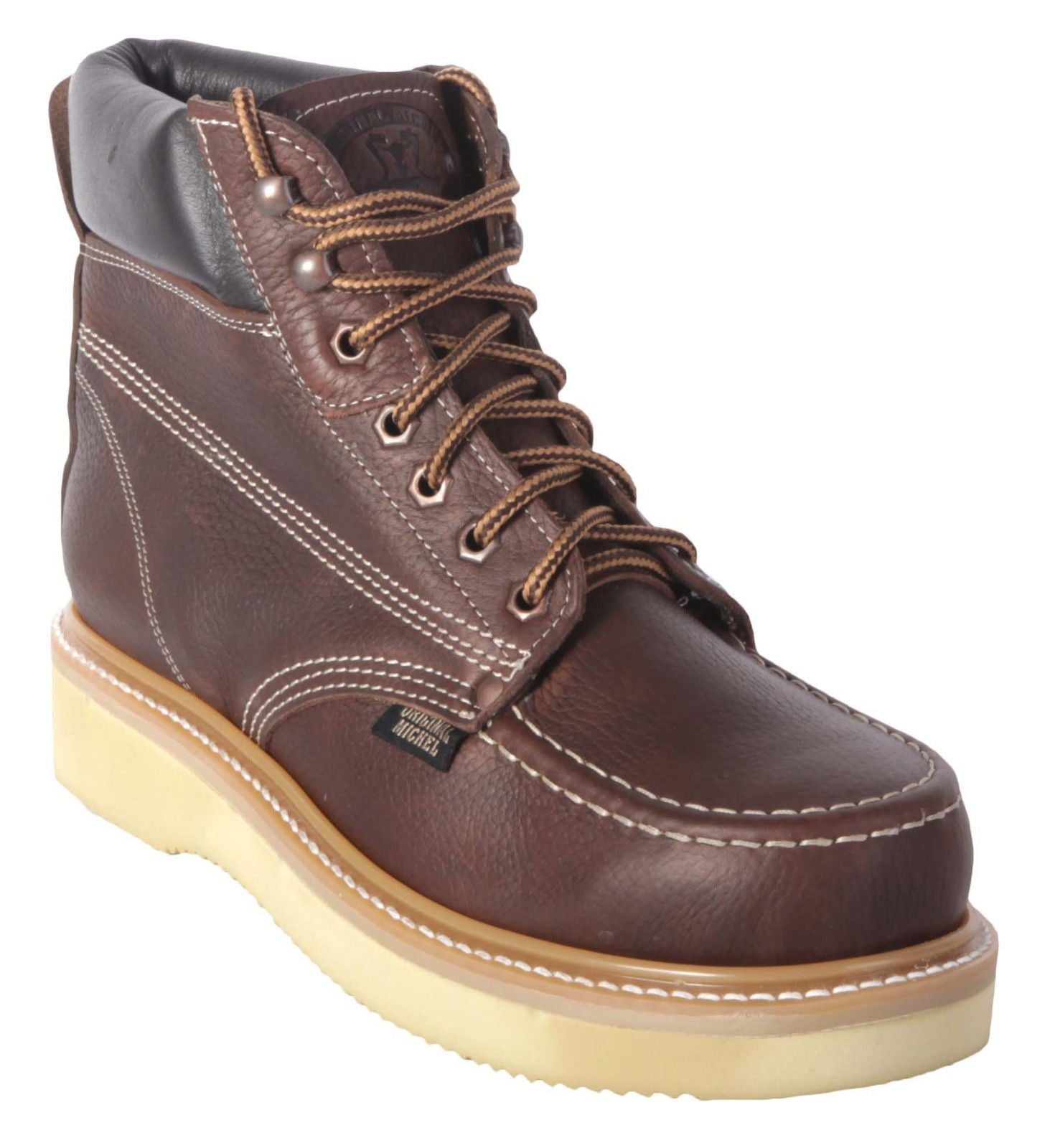 Original Michel Work Boots Mocc Toe - Brown