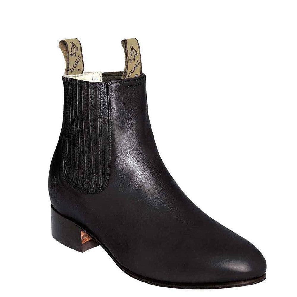 Mens Deer Black Botines - Black
