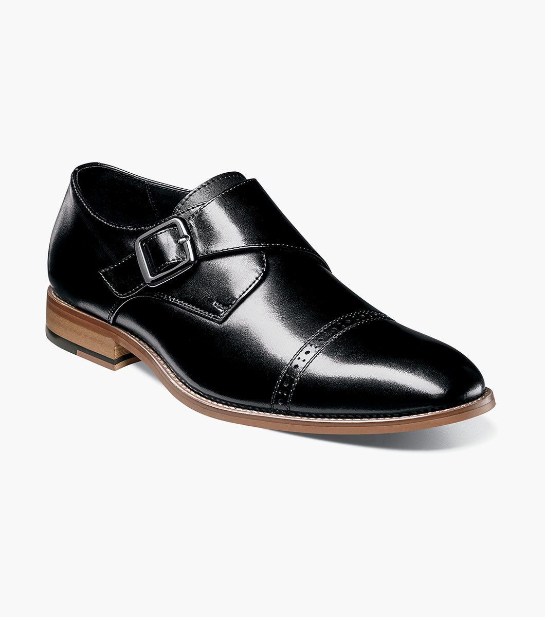 Stacy Adams Desmond Cap Toe Monk Strap by Stacy Adams Shoes - 7