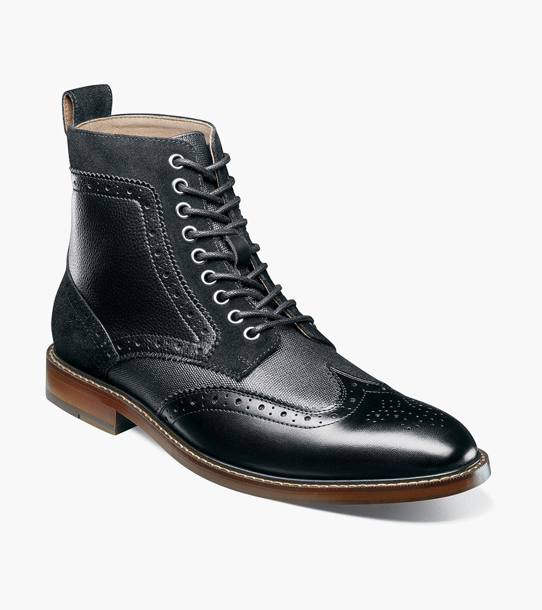 Stacy Adams Finnegan Wingtip Lace Up Boot by Stacy Adams Shoes - 14