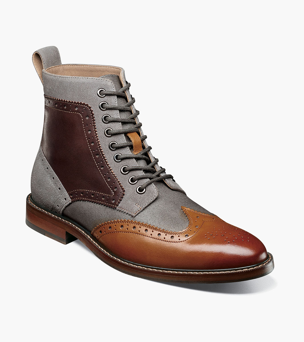 Stacy Adams Finnegan Wingtip Lace Up Boot by Stacy Adams Shoes - 14