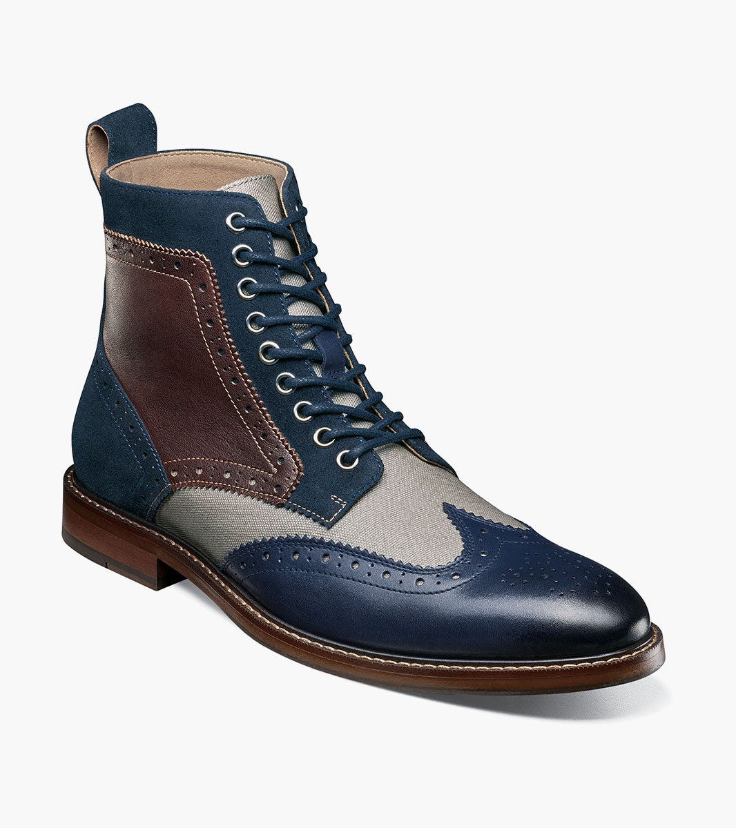 Stacy Adams Finnegan Wingtip Lace Up Boot by Stacy Adams Shoes - 14