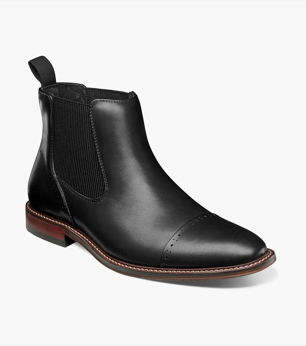 Stacy Adams Maury Cap Toe Chelsea Boot by Stacy Adams Shoes - 11.5