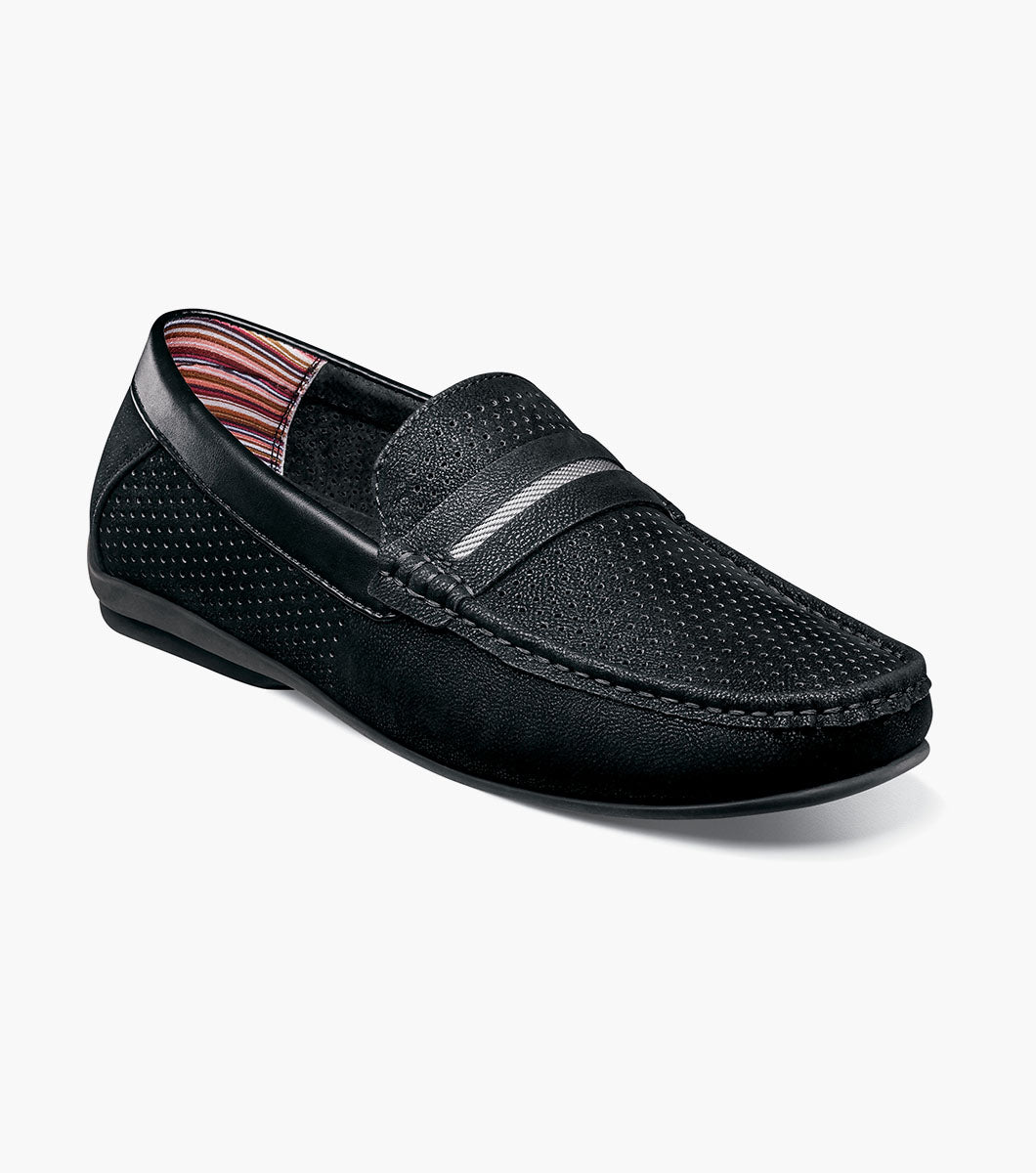 Stacy Adams Corby Moc Toe Saddle Slip On by Stacy Adams Shoes - 7