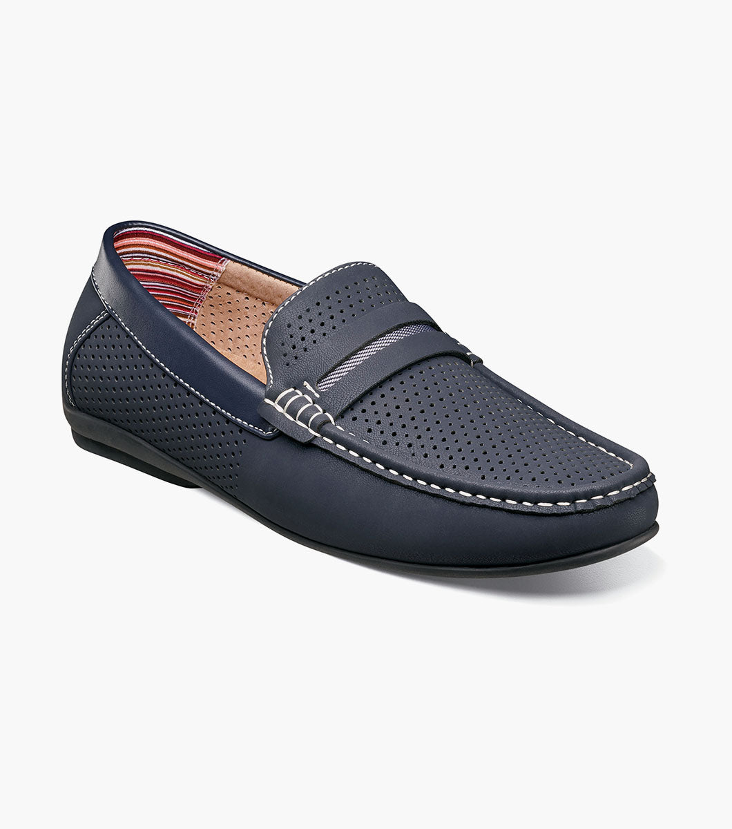 Stacy Adams Corby Moc Toe Saddle Slip On by Stacy Adams Shoes - 7