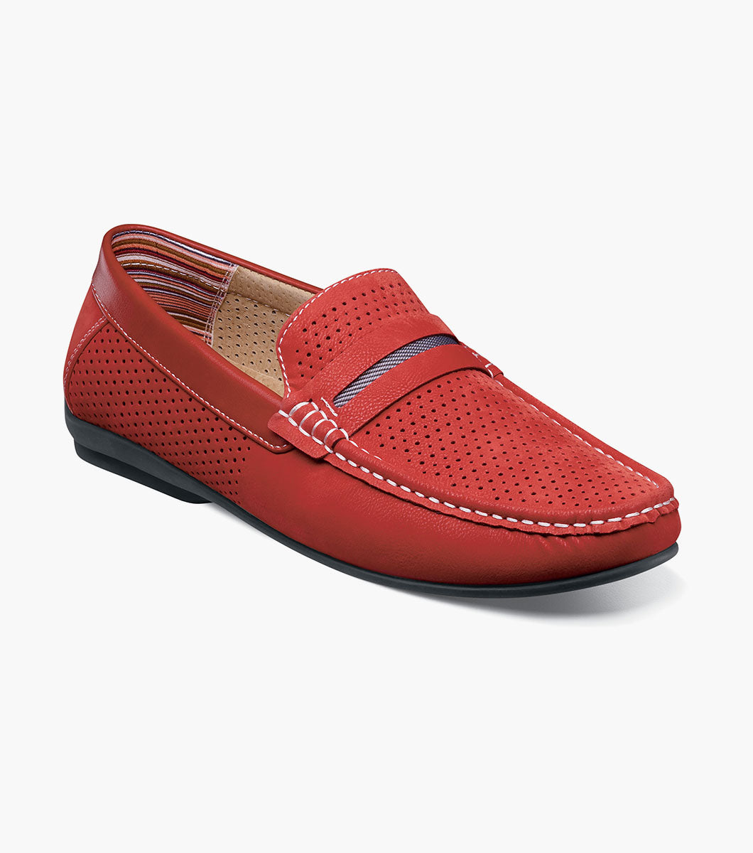 Stacy Adams Corby Moc Toe Saddle Slip On by Stacy Adams Shoes - 7