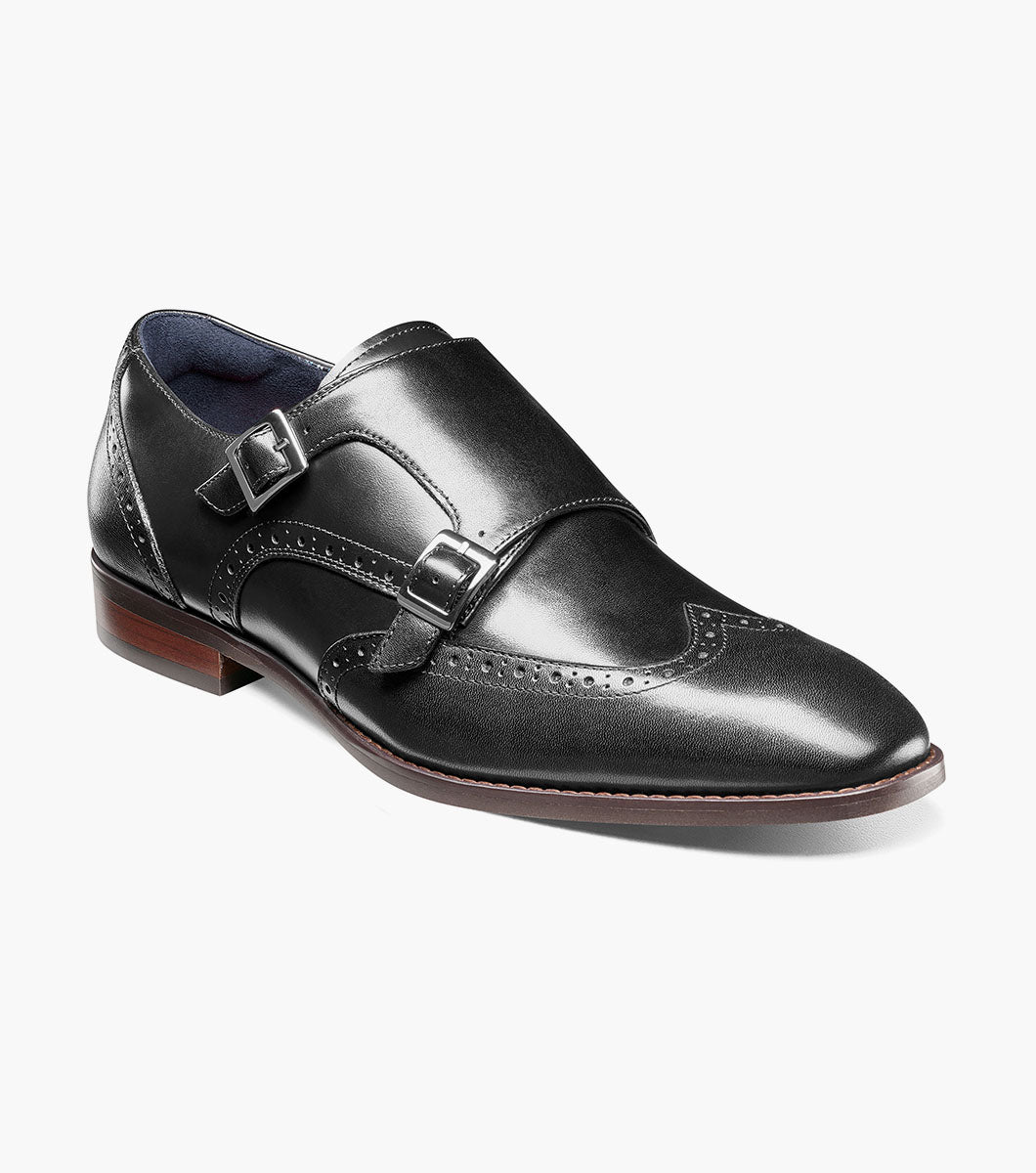 Stacy Adams Karson Wingtip Double Monk Strap by Stacy Adams Shoes - 7