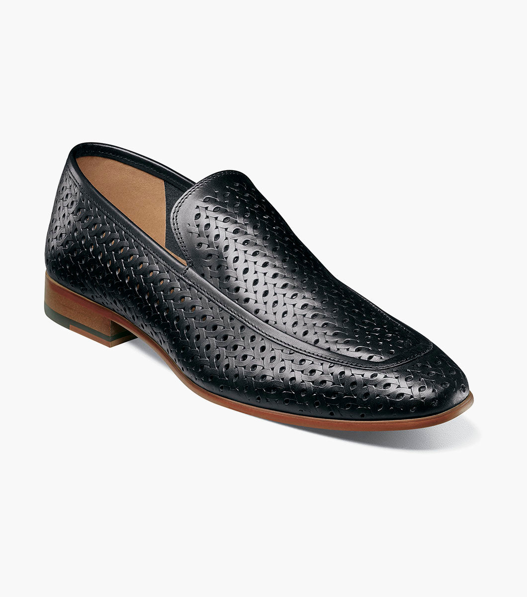 Stacy Adams Winden Moc Toe Perf Slip On by Stacy Adams Shoes - 7.5