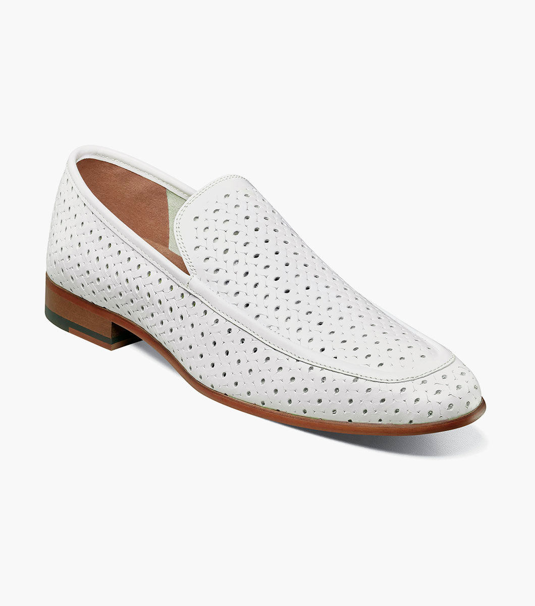 Stacy Adams Winden Moc Toe Perf Slip On by Stacy Adams Shoes - 7.5