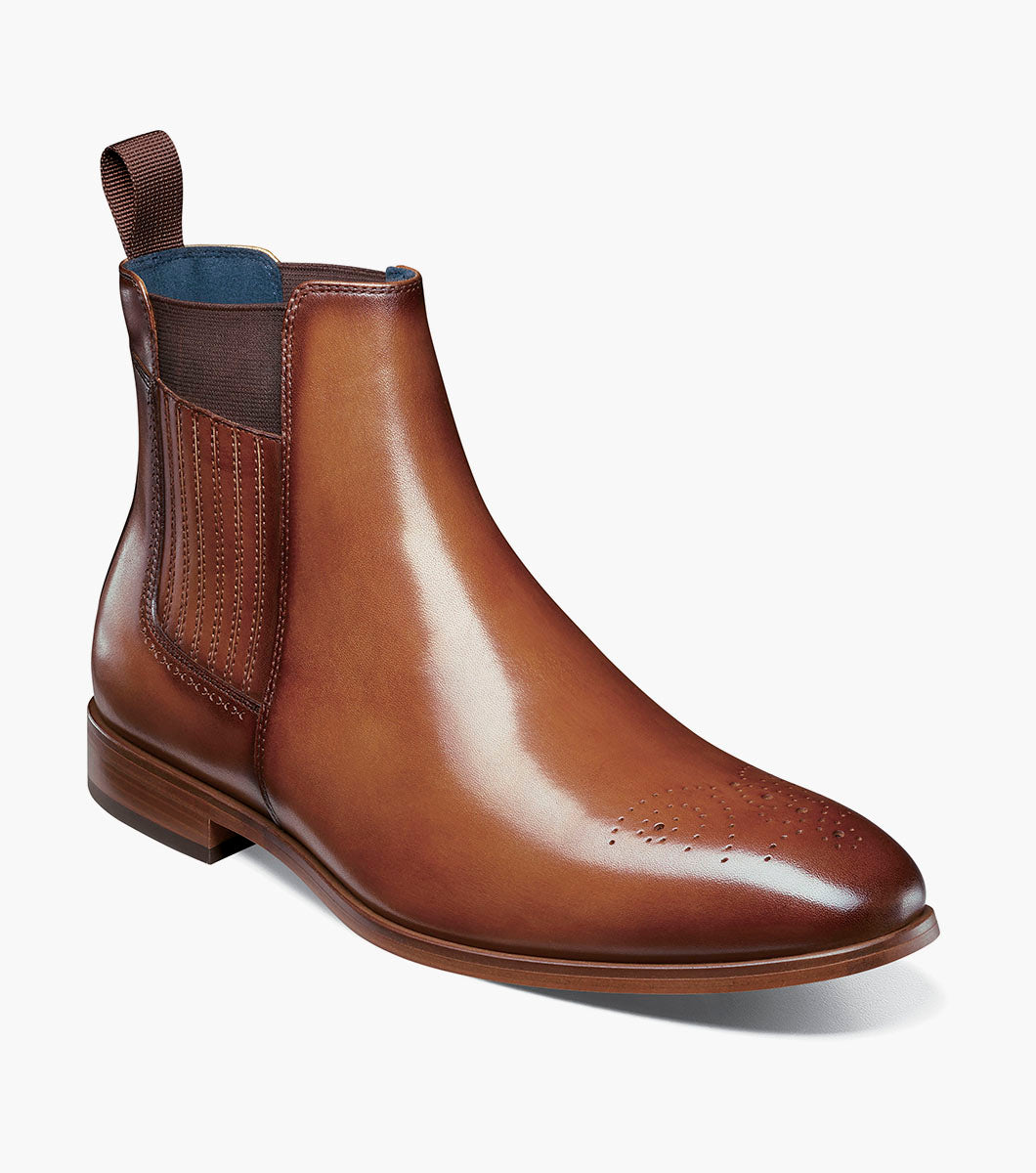 Stacy Adams Bradley Plain Toe Chelsea Boot by Stacy Adams Shoes - 7