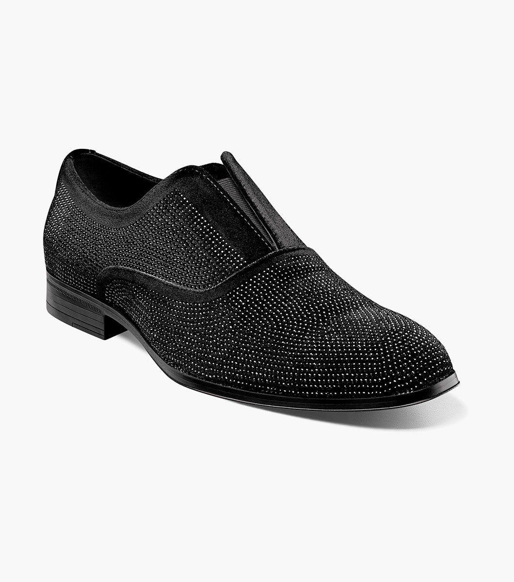 Stacy Adams Starleigh Rhinestone Plain Toe Slip On by Stacy Adams Shoes - 7
