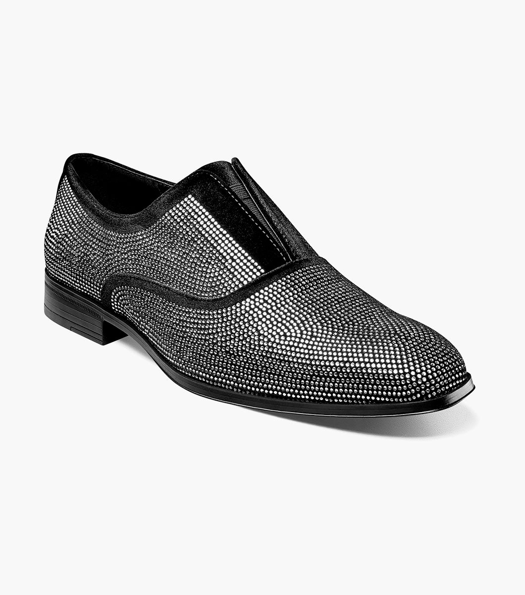 Stacy Adams Starleigh Rhinestone Plain Toe Slip On by Stacy Adams Shoes - 7