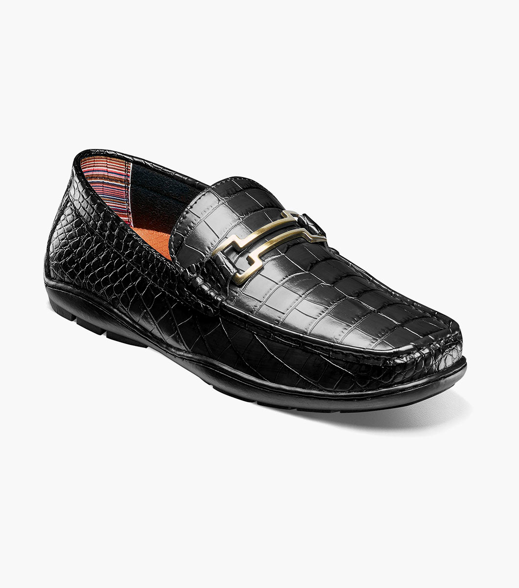 Stacy Adams Embrey Moc Toe Bit Slip On by Stacy Adams Shoes - 7