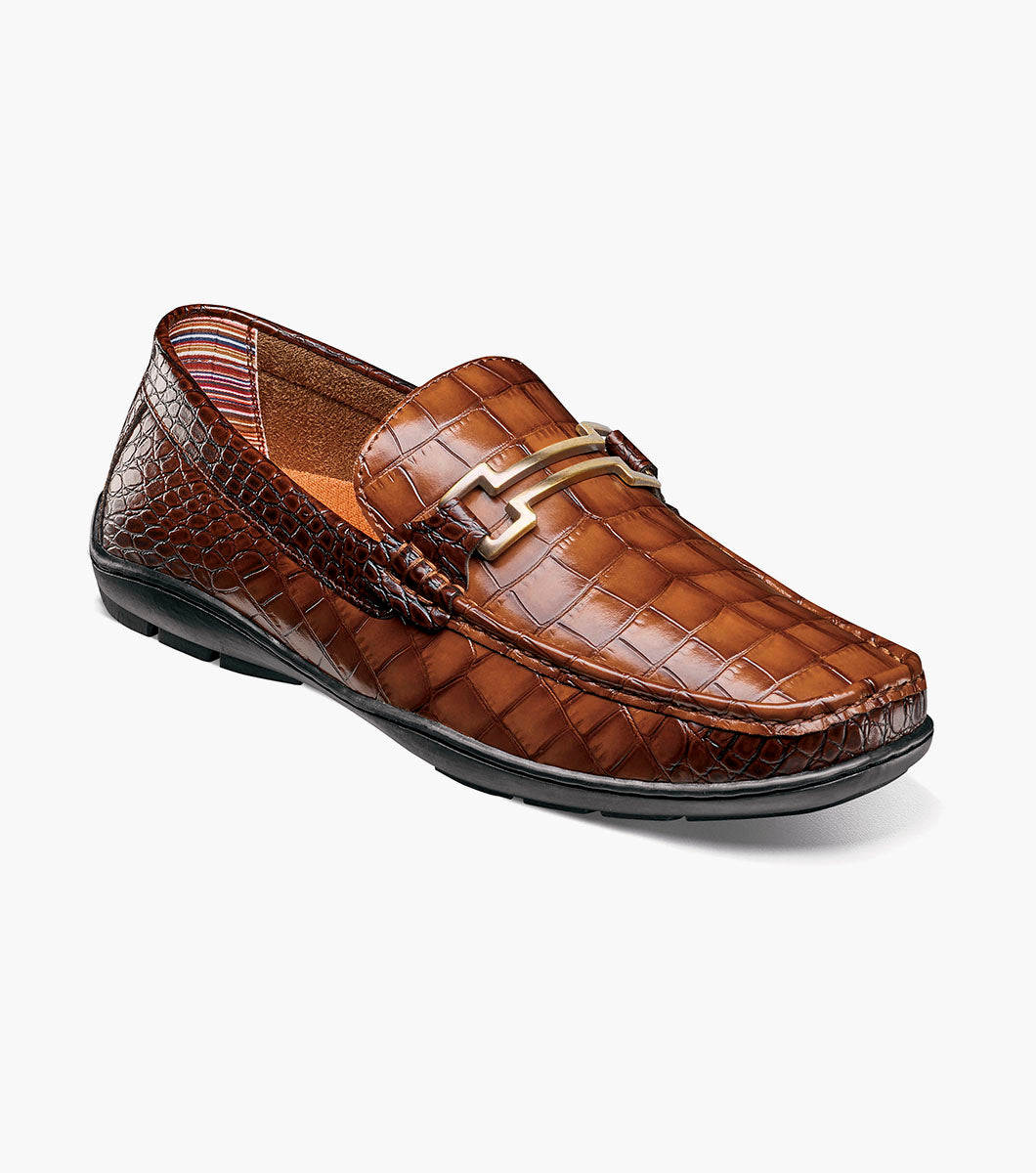 Stacy Adams Embrey Moc Toe Bit Slip On by Stacy Adams Shoes - 7