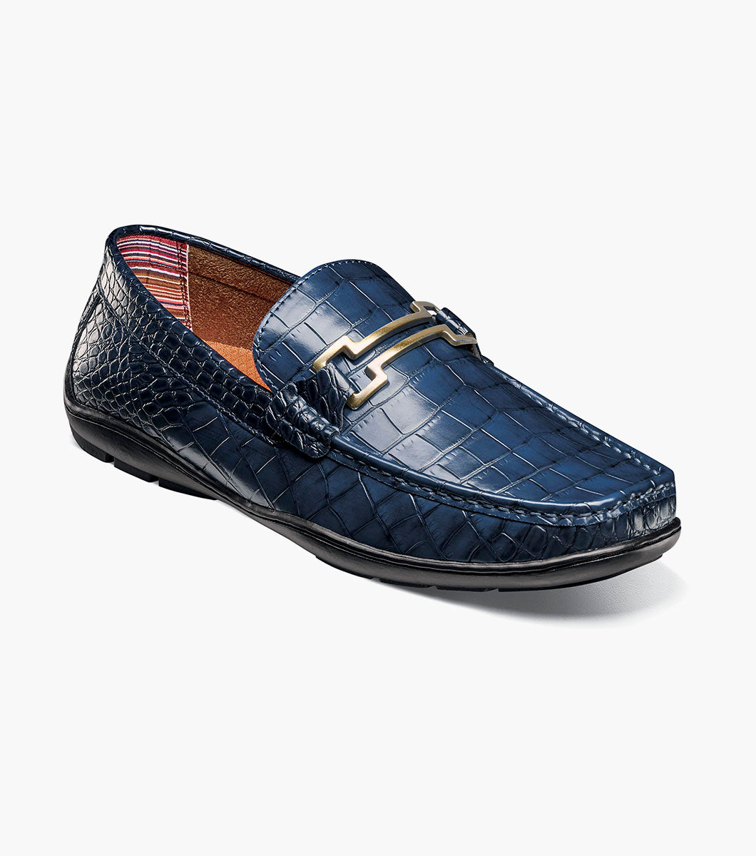 Stacy Adams Embrey Moc Toe Bit Slip On by Stacy Adams Shoes - 7