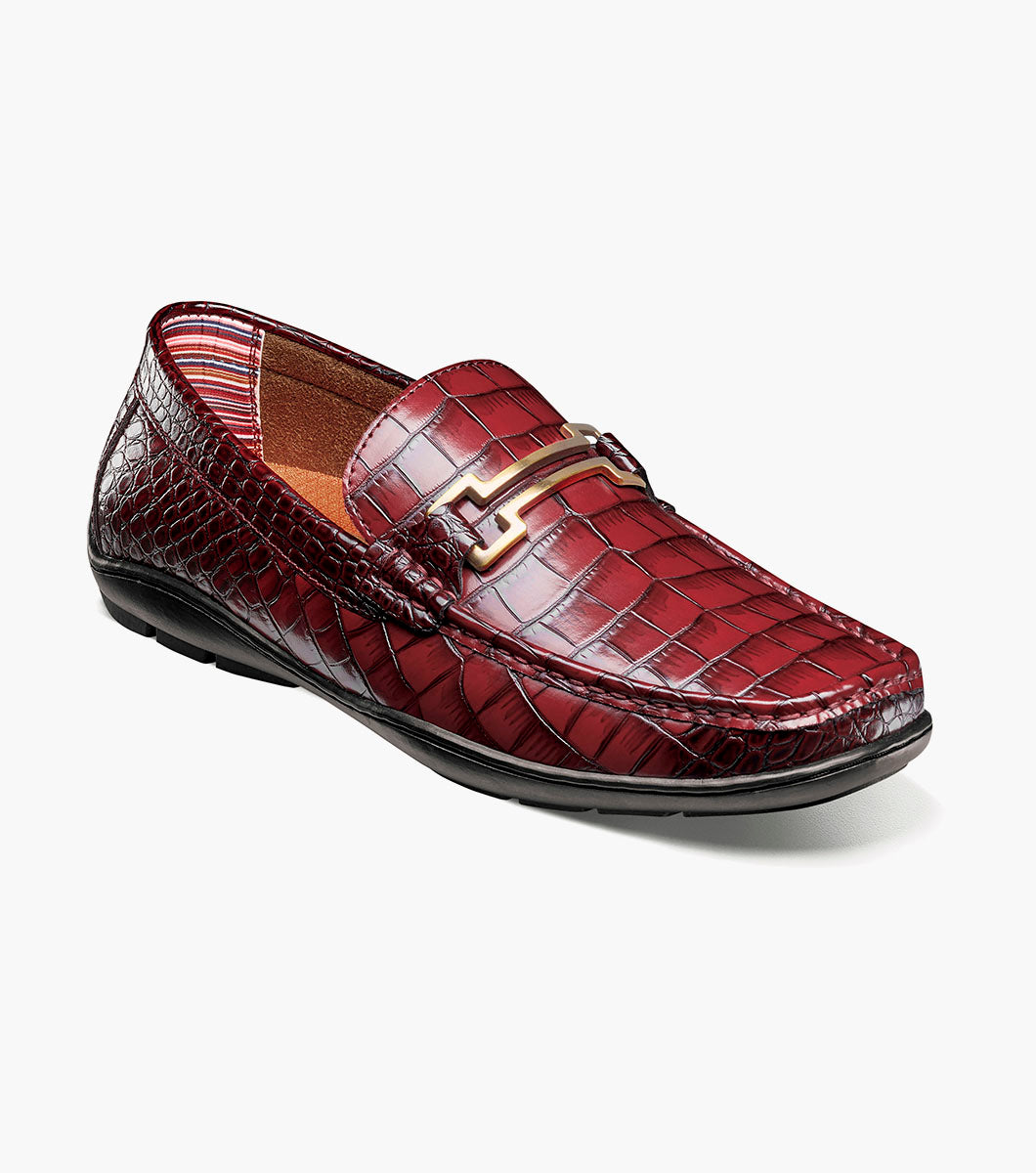 Stacy Adams Embrey Moc Toe Bit Slip On by Stacy Adams Shoes - 7