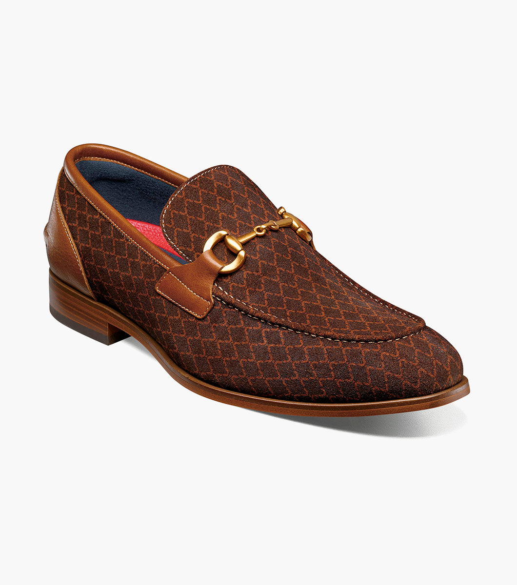 Stacy Adams Brinkley Moc Toe Bit Slip On by Stacy Adams Shoes - 9