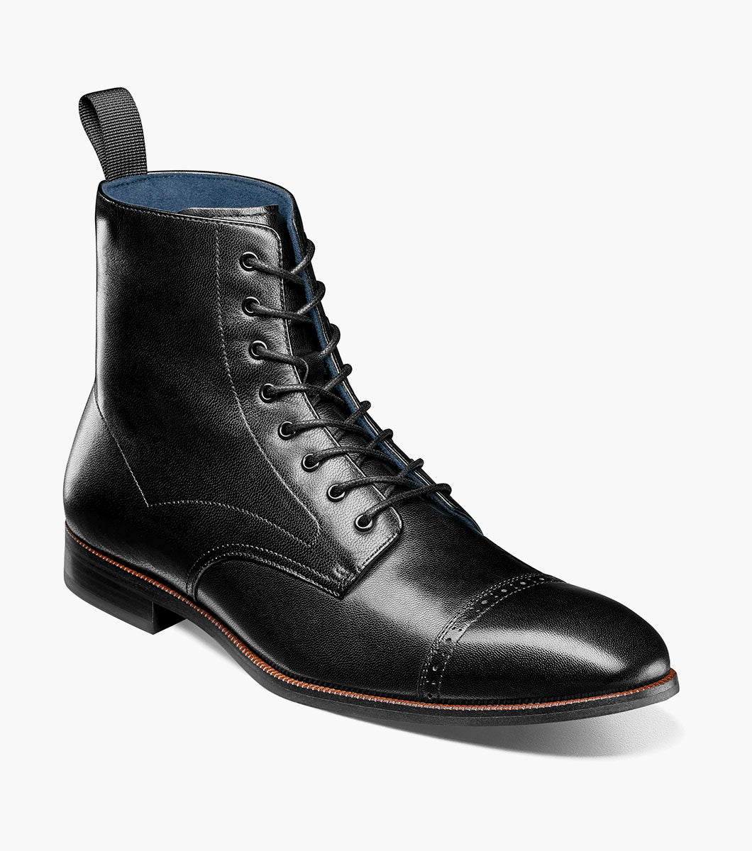Stacy Adams Henry Cap Toe Lace Up Boot by Stacy Adams Shoes - 7